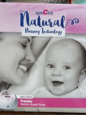 Spectra Natural Premier Electric Breast Pump - Pink/White